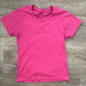 Lululemon Pink Short Sleeve Tee